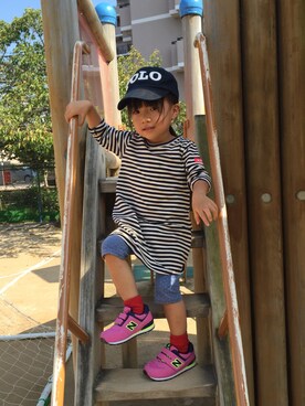 YUIさん（キッズ・90cm）の秋コーディネート