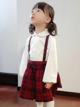 YUIさん（キッズ・90cm）の春コーディネート