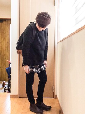 もっさんさん（レディース・156cm）の冬コーディネート