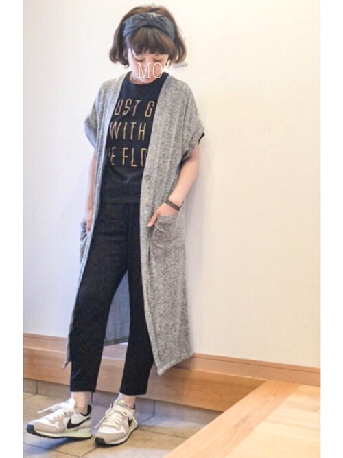 もっさん Guのwomen パーカ カーディガンを使ったコーディネート Wear