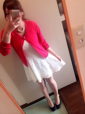 「M.deux（エムドゥ）のアイテム（ワンピース）」を使った、m♡さん（レディース・161cm）の秋コーディネート