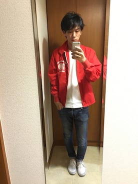 「CAT'S PAW（キャッツポウ）のアイテム」を使った、sakatucaさん（メンズ・181cm）の春コーディネート