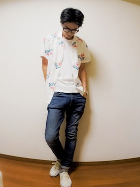 「CAT'S PAW（キャッツポウ）のアイテム」を使った、sakatucaさん（メンズ・181cm）の夏コーディネート