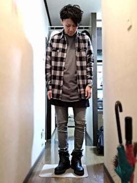 「Reasonのアイテム」を使った、ひろくんॐさん（メンズ・178cm）の秋コーディネート