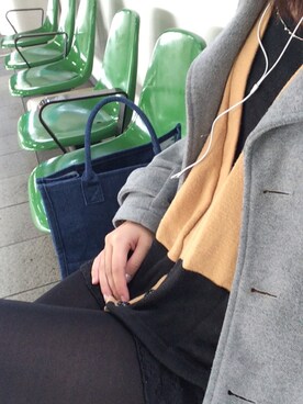 「Mistura（ミストゥーラ）のアイテム」を使った、peraさん（レディース・168cm）の冬コーディネート