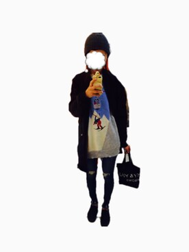 「フリマ」｜「アイテム（ジャケット/アウター）」を使った、iamkahoさん（レディース・168cm）の春コーディネート