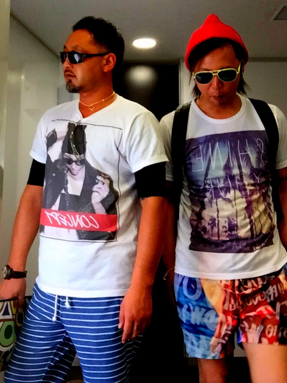「夏」｜「MANIERAのアイテム（Tシャツ/カットソー、ホワイト系）」を使った、J-styleさん（メンズ・175cm）の夏コーディネートの1枚目の写真