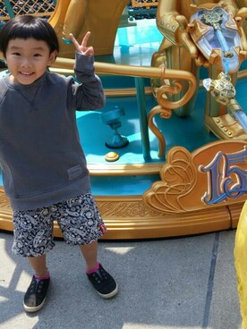 「5歳」｜「アイテム（その他シューズ）」を使った、muuusanさん（キッズ・110cm）の秋コーディネート