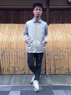 「GIGGER」｜片岡 翔太さん（メンズ・164cm）の冬コーディネート