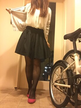 「晴雨兼用」｜「アイテム（ワンピース/ドレス）」を使った、sayokoさん（レディース・157cm）の夏コーディネート