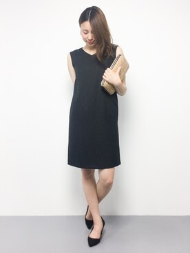 「TSURU（ツル）のアイテム（バッグ）」を使った、ぐっさんさん（レディース・166cm）の夏コーディネート