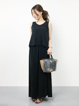「cache cache（カシュ カシュ）のアイテム」を使った、ぐっさんさん（レディース・166cm・20代）の夏コーディネート