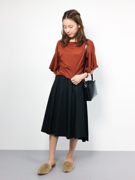 「SLOBE IENA（スローブイエナ）のアイテム（その他シューズ）」を使った、ぐっさんさん（レディース・166cm）の夏コーディネート