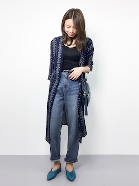 「BEAU'RE SECOND（ビュレセカンド）のアイテム」を使った、ぐっさんさん（レディース・166cm）の秋コーディネート