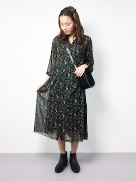 ぐっさんさん（レディース・166cm）の秋コーディネート