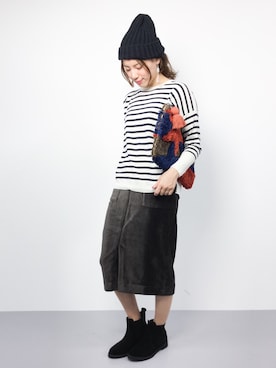 ぐっさんさん（レディース・166cm）の秋コーディネート