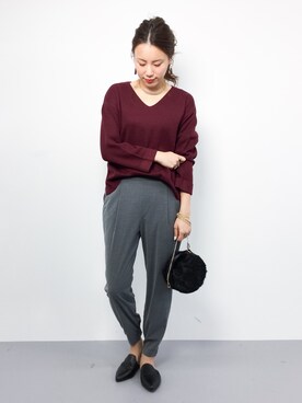 ぐっさんさん（レディース・166cm）の秋コーディネート