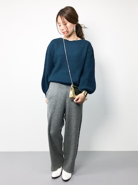 ぐっさんさん（レディース・166cm）の秋コーディネート