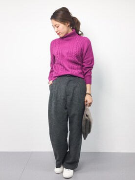 ぐっさんさん(レディース・166cm)の秋コーディネート