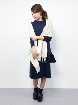 ぐっさんさん（レディース・166cm）の秋コーディネート