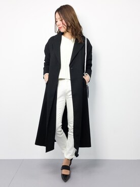 「PLAIN CLOTHING（プレーンクロージング）のアイテム（パンプス）」を使った、ぐっさんさん（レディース・166cm）の秋コーディネート