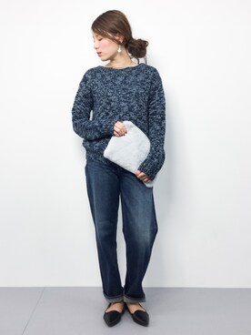 「PLAIN CLOTHING（プレーンクロージング）のアイテム（パンプス）」を使った、ぐっさんさん（レディース・166cm）の秋コーディネート