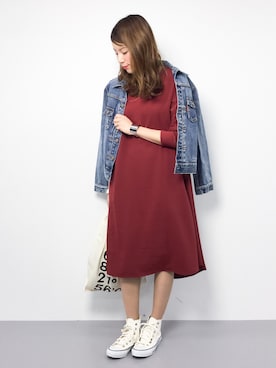 ぐっさんさん（レディース・166cm）の秋コーディネート