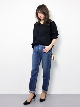「RODEO CROWNS WIDE BOWL（ロデオクラウンズワイドボウル）のアイテム（その他）」を使った、ぐっさんさん（レディース・166cm）の秋コーディネート