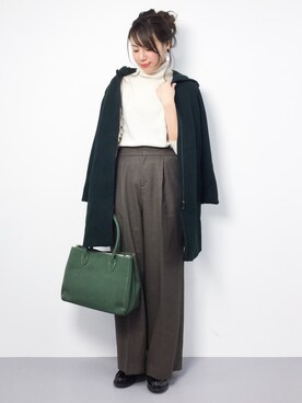 「cache cache（カシュ カシュ）のアイテム」を使った、ぐっさんさん（レディース・166cm・20代）の秋コーディネート
