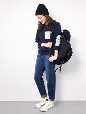 ぐっさんさん（レディース・166cm）の秋コーディネート