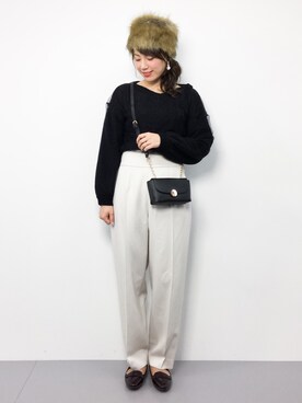 「Accessorize（アクセサライズ）のアイテム」を使った、ぐっさんさん（レディース・166cm）の秋コーディネート