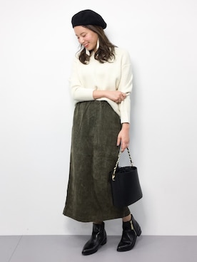 ぐっさんさん(レディース・166cm)の冬コーディネート