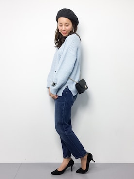 「Accessorize（アクセサライズ）のアイテム」を使った、ぐっさんさん（レディース・166cm）の冬コーディネート