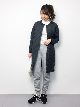 「SHIPS Days（シップスデイズ）のアイテム（ジャケット/アウター）」を使った、ぐっさんさん（レディース・166cm）の冬コーディネート