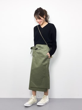 ぐっさんさん(レディース・166cm)の冬コーディネート