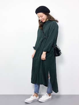 ぐっさんさん（レディース・166cm）の冬コーディネート