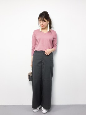 ぐっさんさん（レディース・166cm）の冬コーディネート