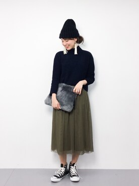 ぐっさんさん（レディース・166cm）の冬コーディネート