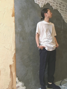 「アイテム（バングル/リストバンド）」を使った、いでおかけいたさん（メンズ・170cm・20代）の春コーディネート
