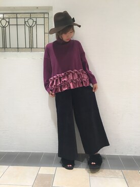 梨沙さんのコーディネート