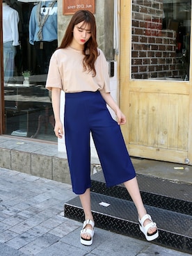 「夏アイテム」｜GOGOSINGさん（レディース・163cm）の夏コーディネート