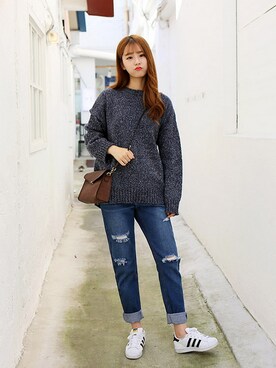 「 ショルダーバッグ」｜GOGOSINGさん（レディース・163cm）の秋コーディネート