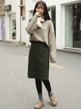 「 ニット」｜GOGOSINGさん（レディース・163cm）の秋コーディネート