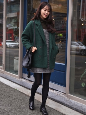 「 ショルダーバッグ」｜GOGOSINGさん（レディース・165cm）の冬コーディネート