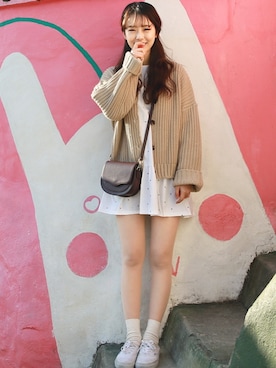 「 ショルダーバッグ」｜GOGOSINGさん（レディース・163cm）の冬コーディネート