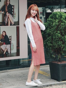 「スリム」｜GOGOSINGさん（レディース・163cm）の秋コーディネート