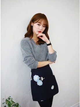 「アイテム（スカート、その他）」を使った、GOGOSINGさん（レディース・163cm）の秋コーディネート