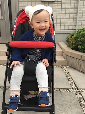 mee-tanさん（キッズ・80cm）の秋コーディネート