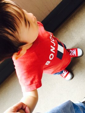 びー🐝さん（キッズ・90cm）の秋コーディネート