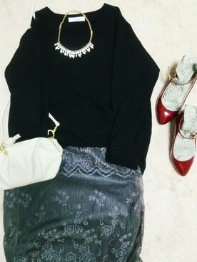 「YECCA VECCA（イェッカヴェッカ）のアイテム（パンプス）」を使った、いちろさん（レディース・156cm）の秋コーディネート